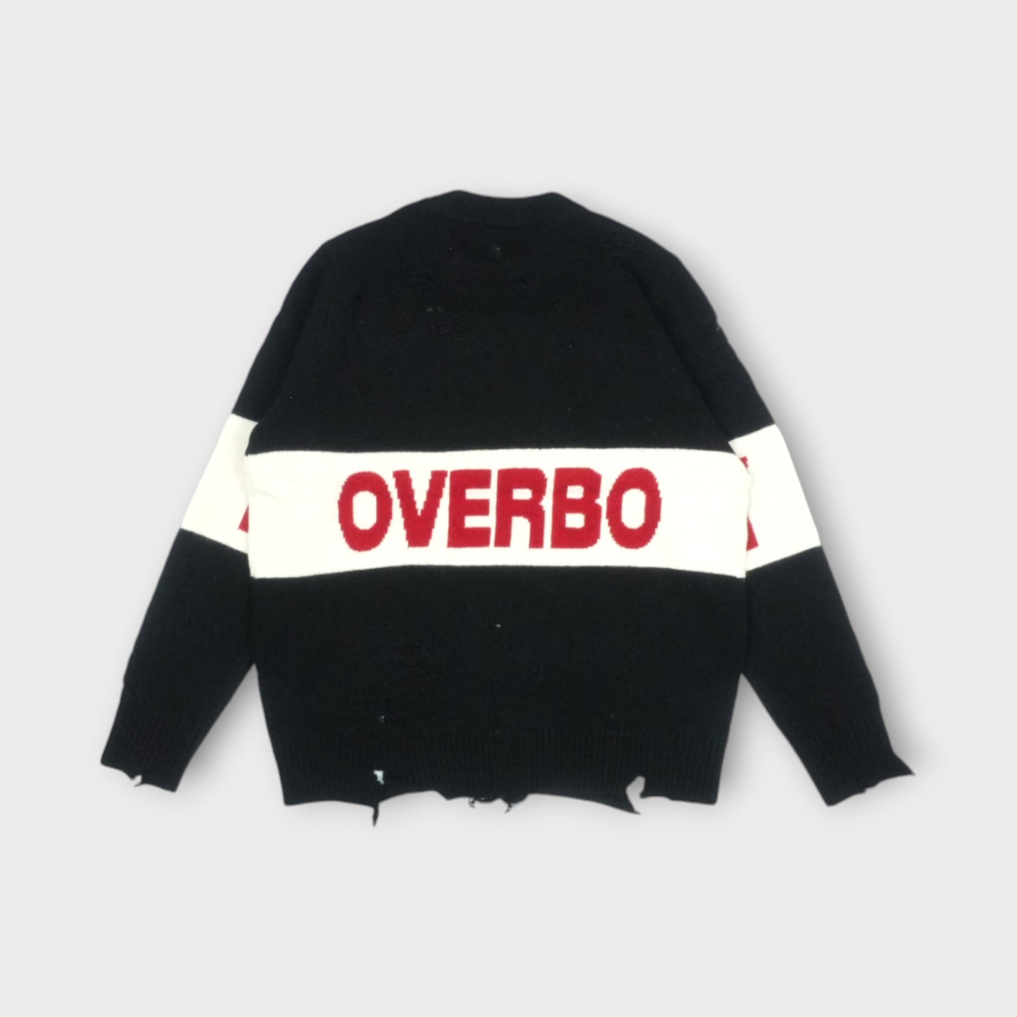 LOVER BOY DISTRESSED LOVERBOY LOGO JUMPER