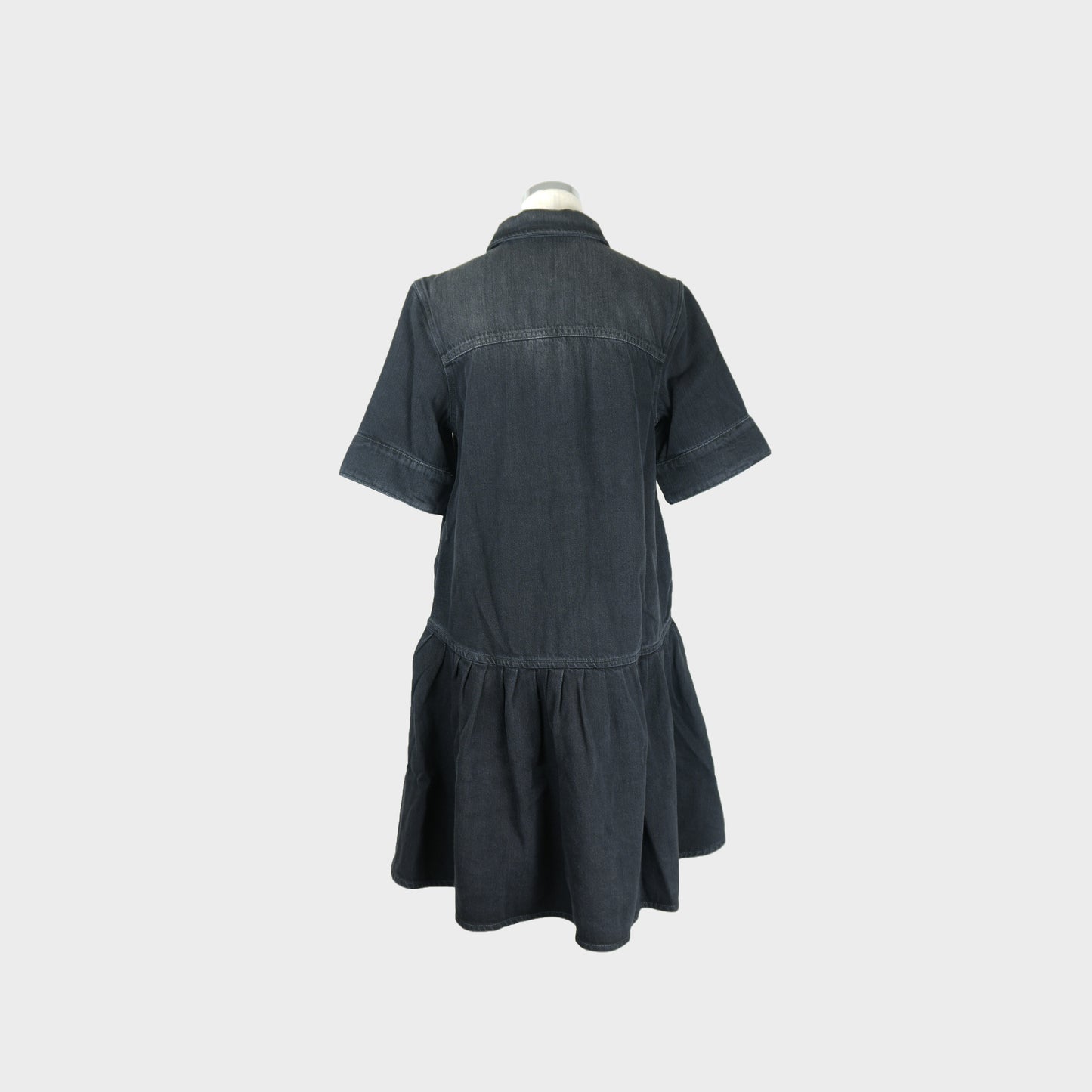 GANNI Soft Rigid Denim Mini Dress