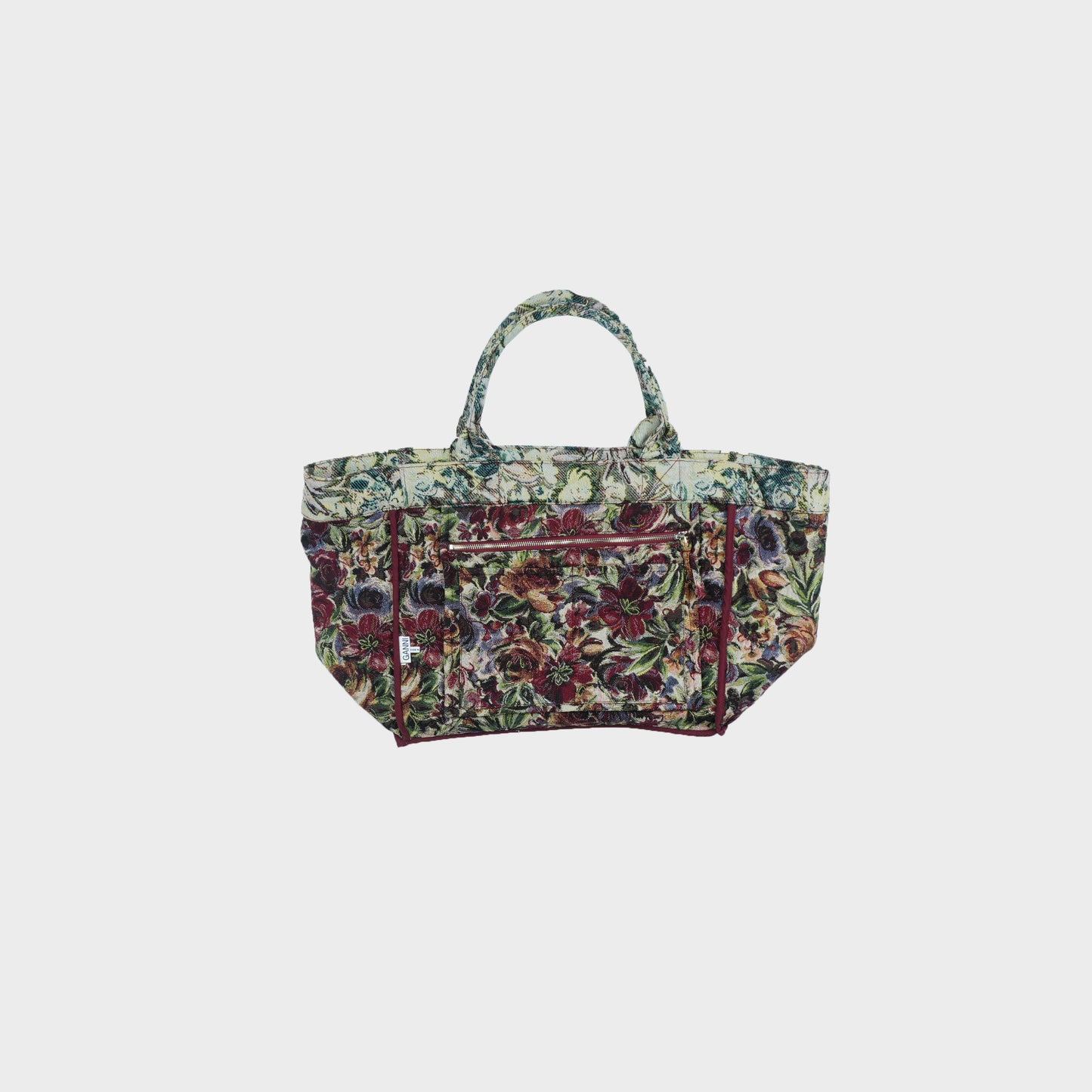 GANNI Shopper XXL Print Tapestry Reversible
