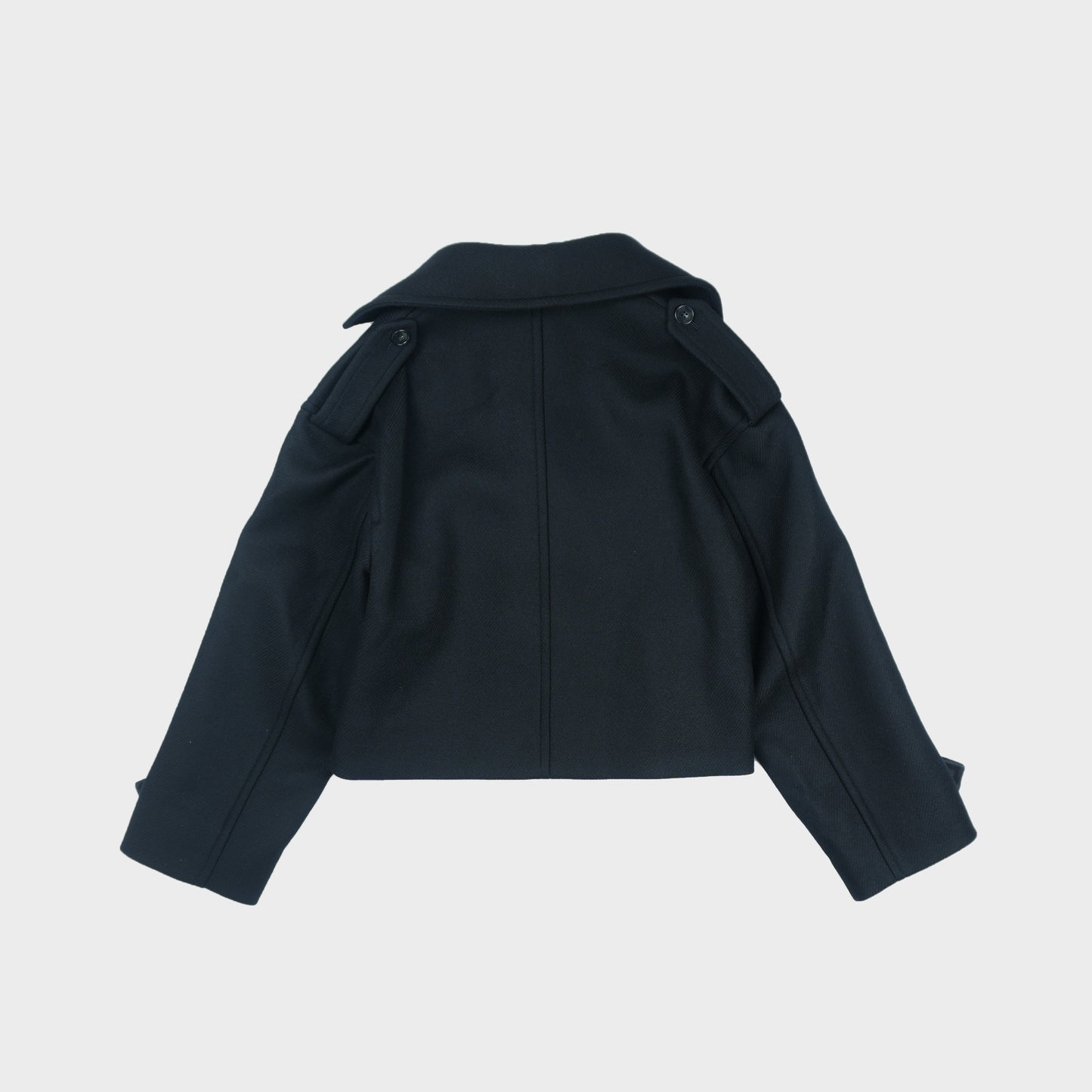 MAISON KITSUNÉ CROPPED PEACOAT