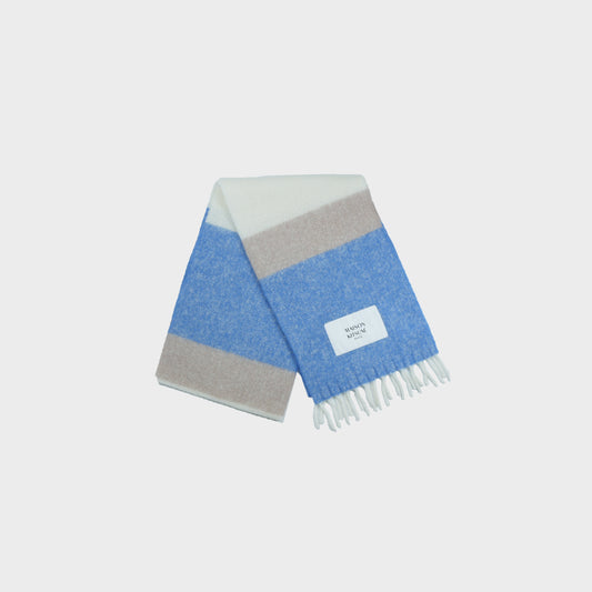MAISON KITSUNÉ ALPACA STRIPED SCARF