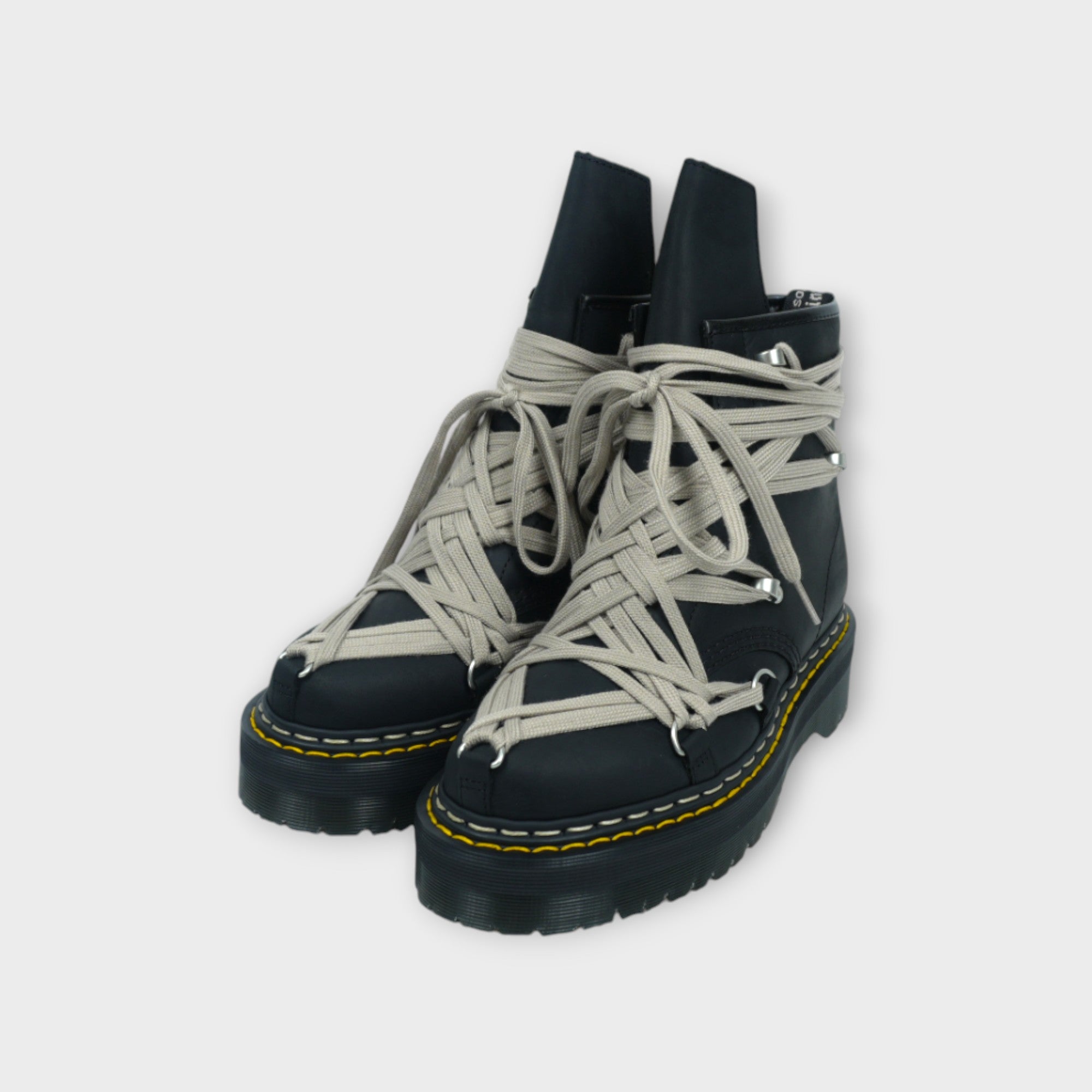 Rick Owens×Dr.Martens QUAD SOLE MEGALACE BOOT – mou by ACROPOLIS