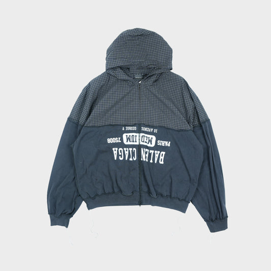 BALENCIAGA Patched Hooded Shirt