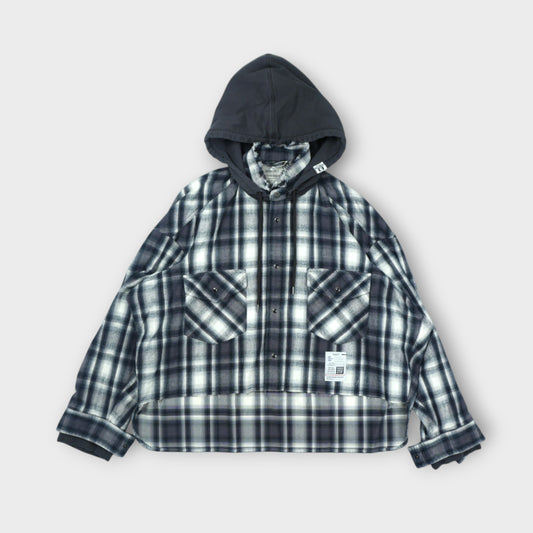 MIHARA YASUHIRO HOODIES CHECK SHIRTS