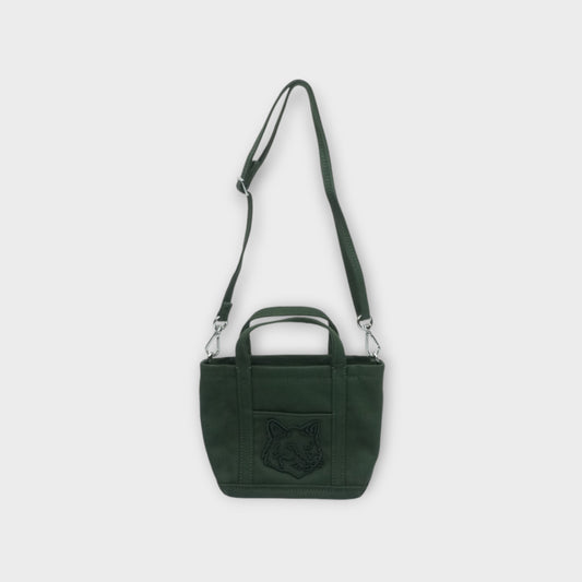 MAISON KITSUNÉ FOX HEAD MINI TOTE