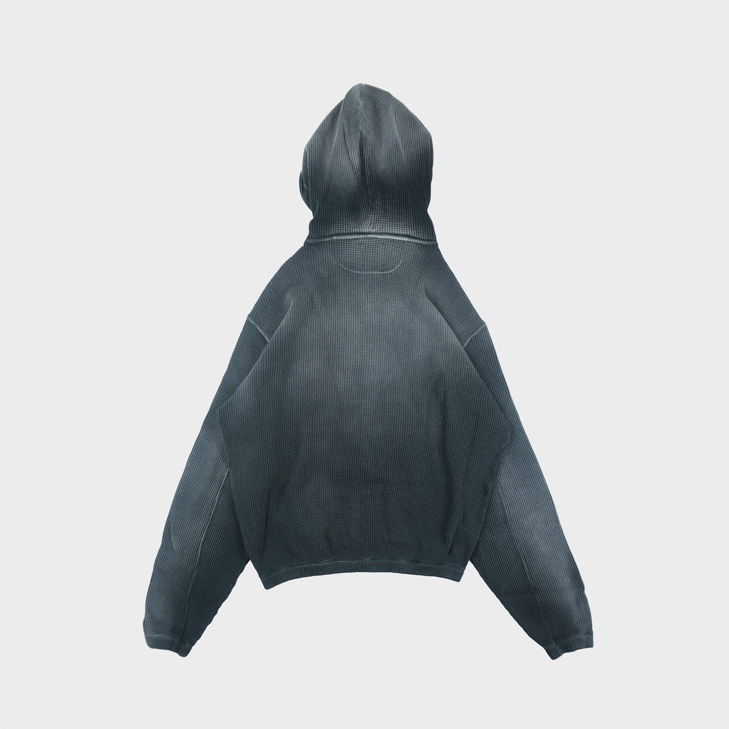 ROA Bee Sun Faded Waffle Zip Up Hoodie