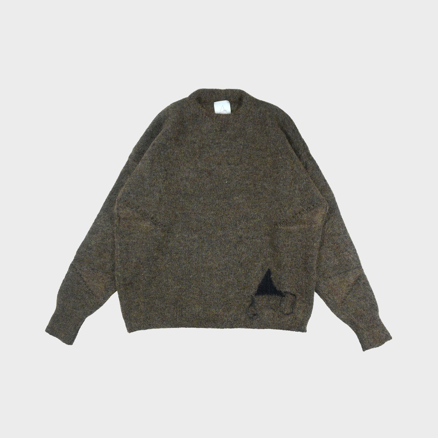 ROA Dropstitch  Mohair Knit Crewneck