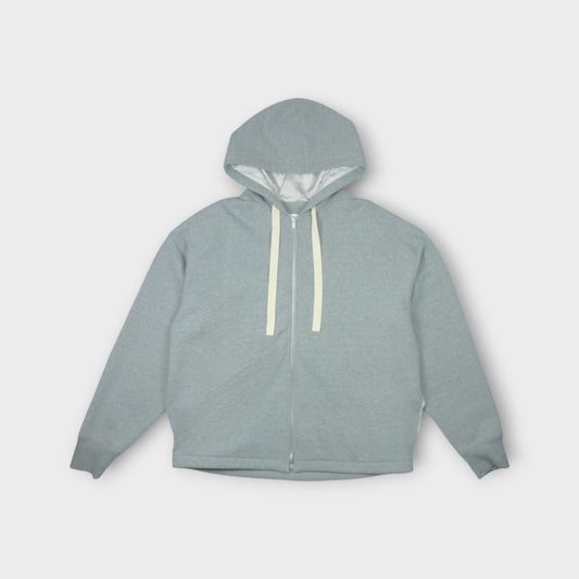 JIL SANDER ZIP UP SWEATSHIRT W/HOODIE