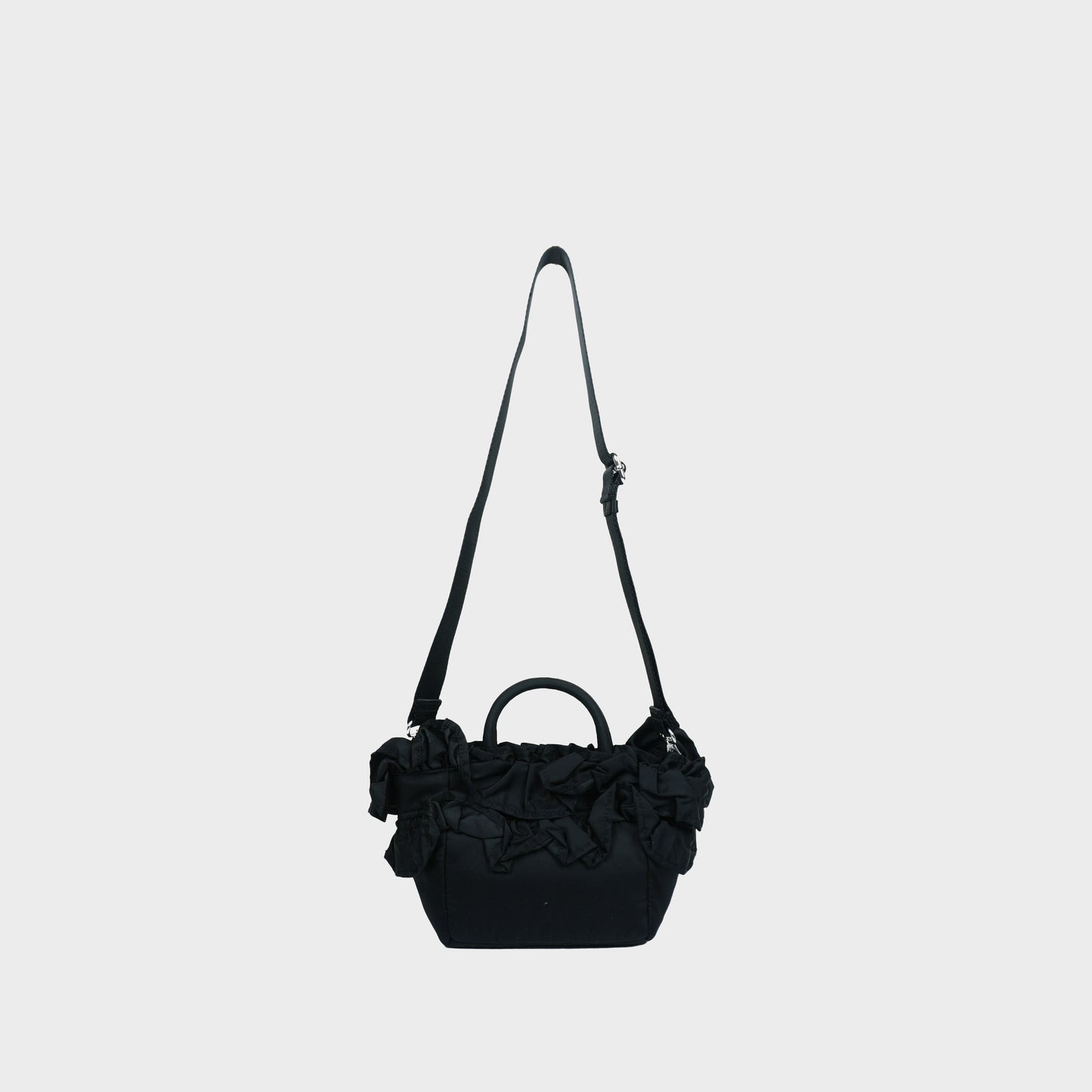 GANNI Mini Shopper Ruffle