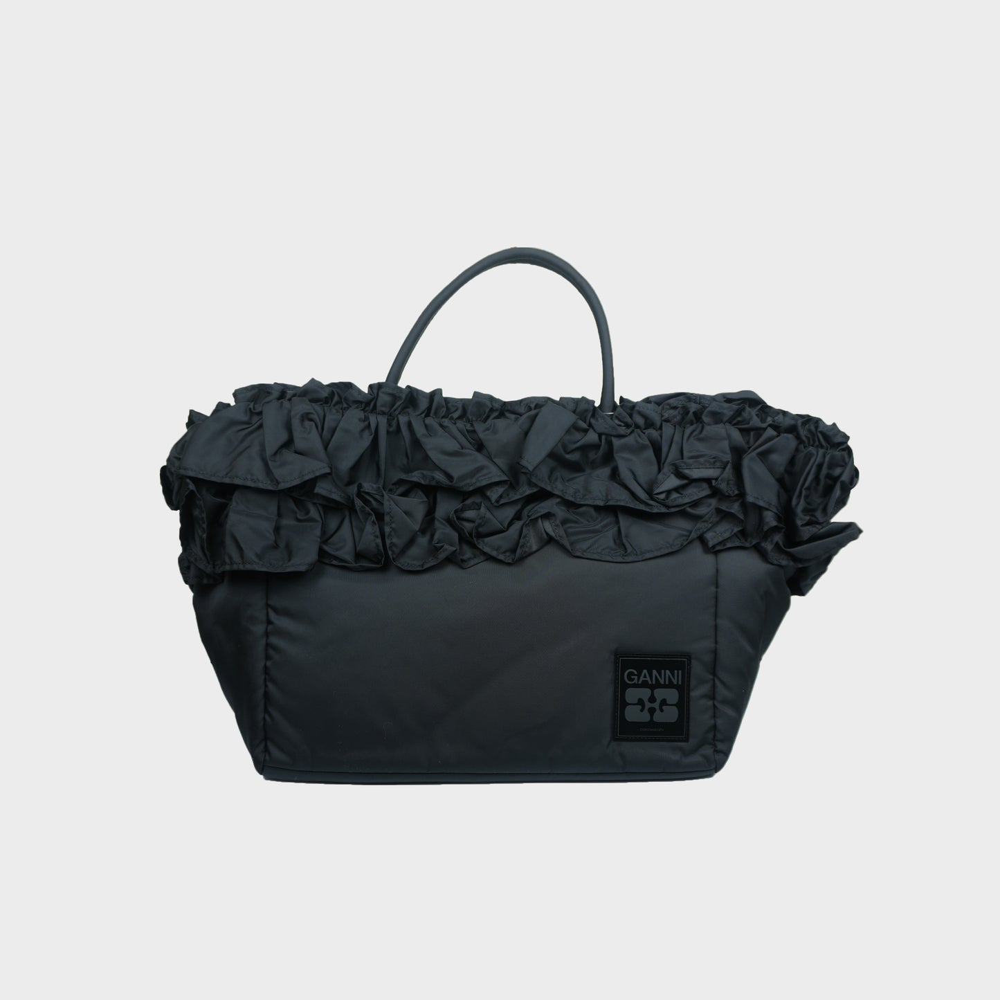 GANNI XXL Shopper Ruffle