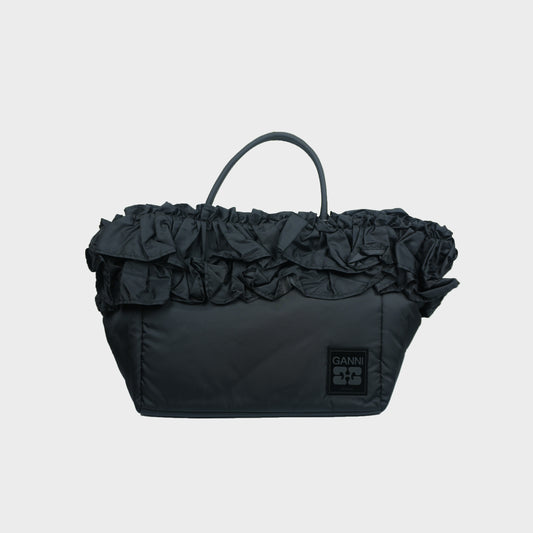 GANNI XXL Shopper Ruffle