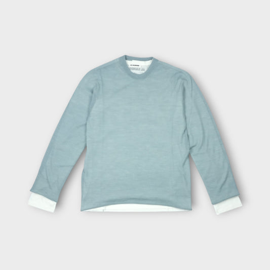 JIL SANDER+ CN LS JUMPER W JERSEY LINING