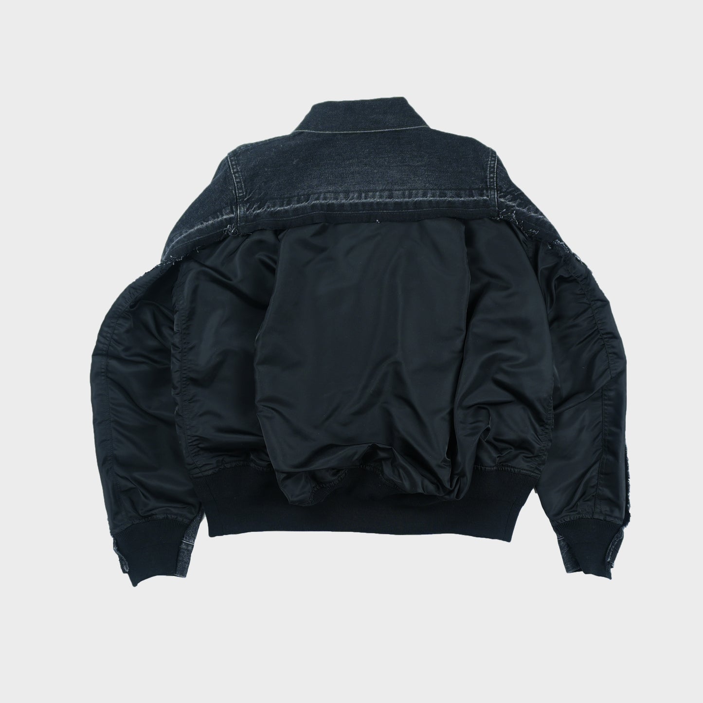 sacai WOMEN Denim x Nylon Twill Jacket