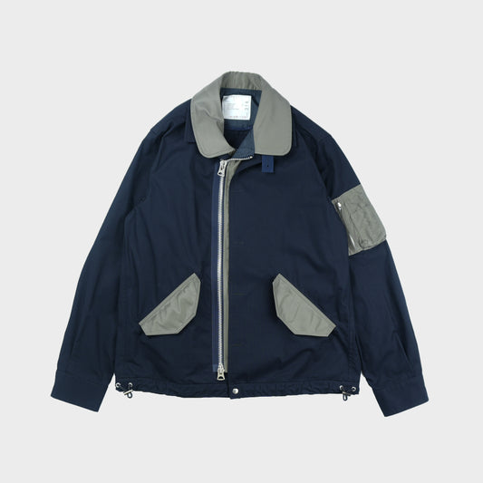 sacai MEN Cotton Nylon Oxford Blouson