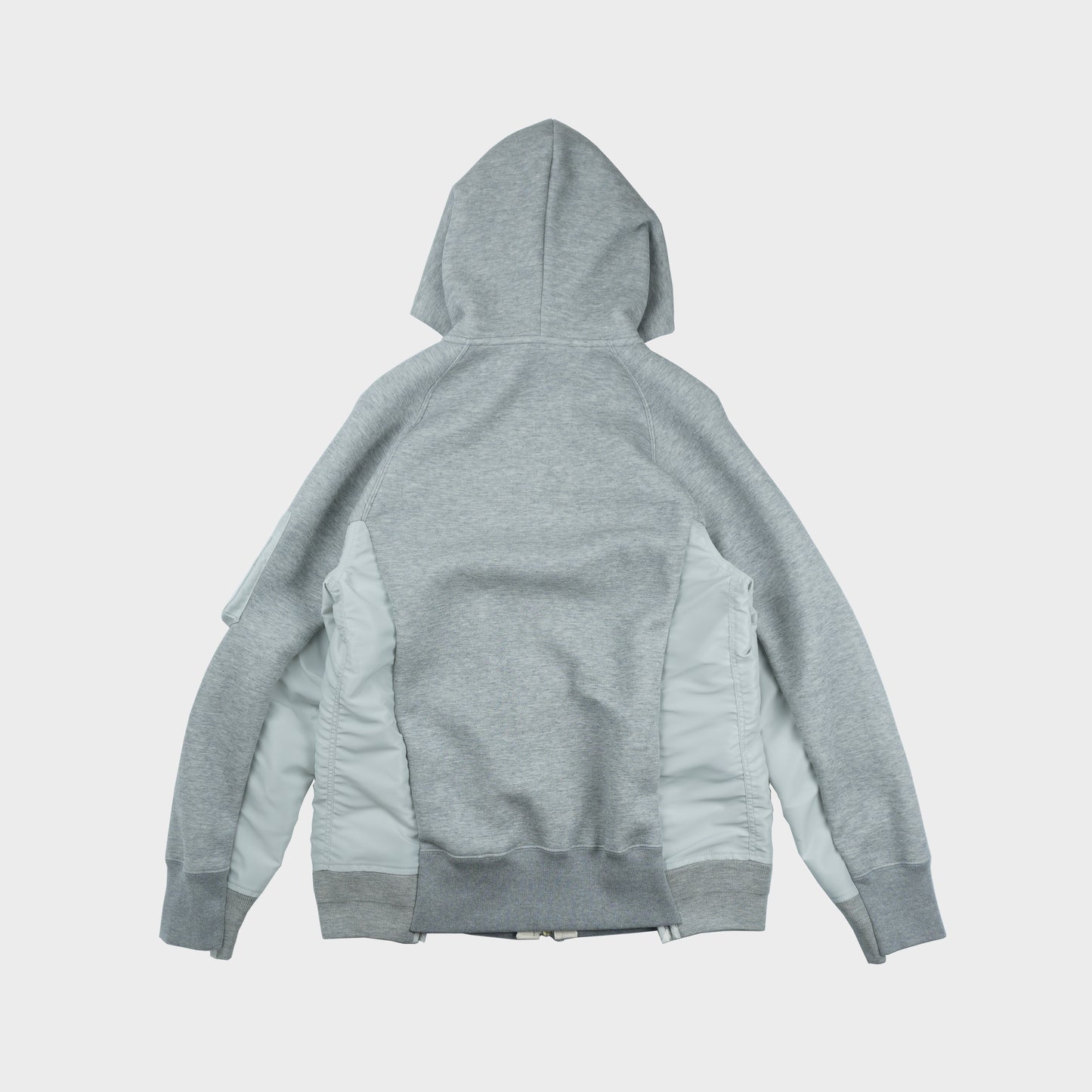 sacai MEN Sponge Sweat x Nylon Twill Hoodie
