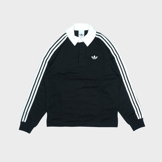 adidas 3-STRIPES RUGBY LONGSLEEVE POLO