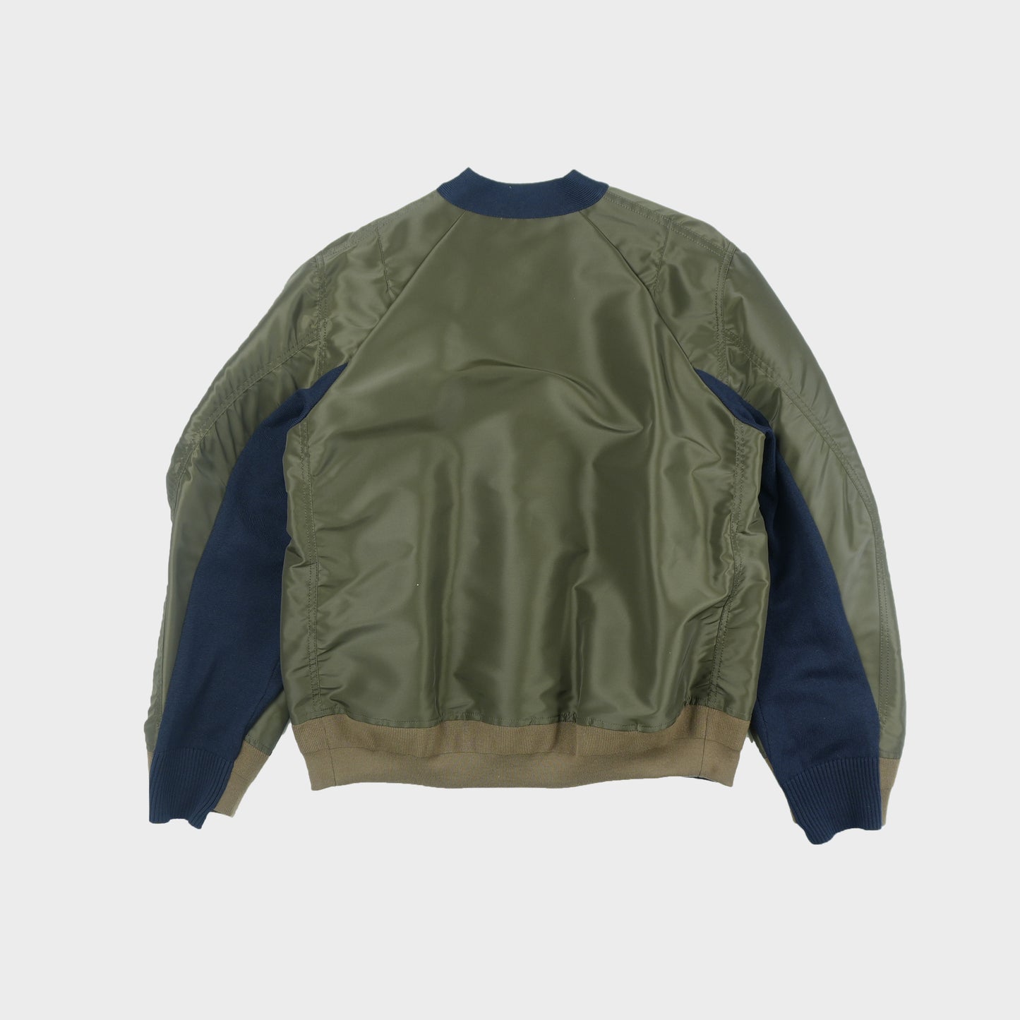 sacai MEN Nylon Twill x Knit Cardigan