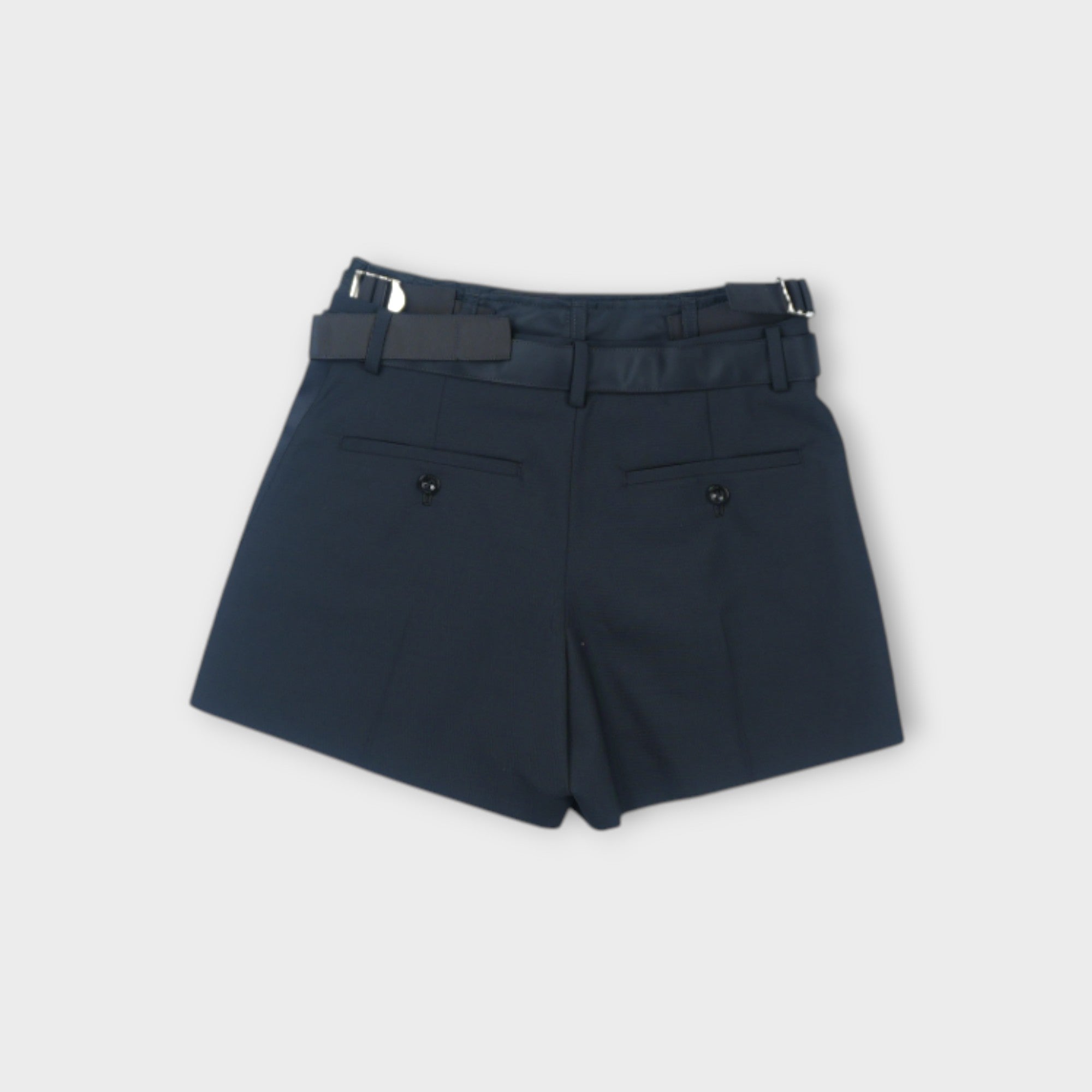 sacai WOMEN Suiting x Nylon Twill Shorts – mou by ACROPOLIS