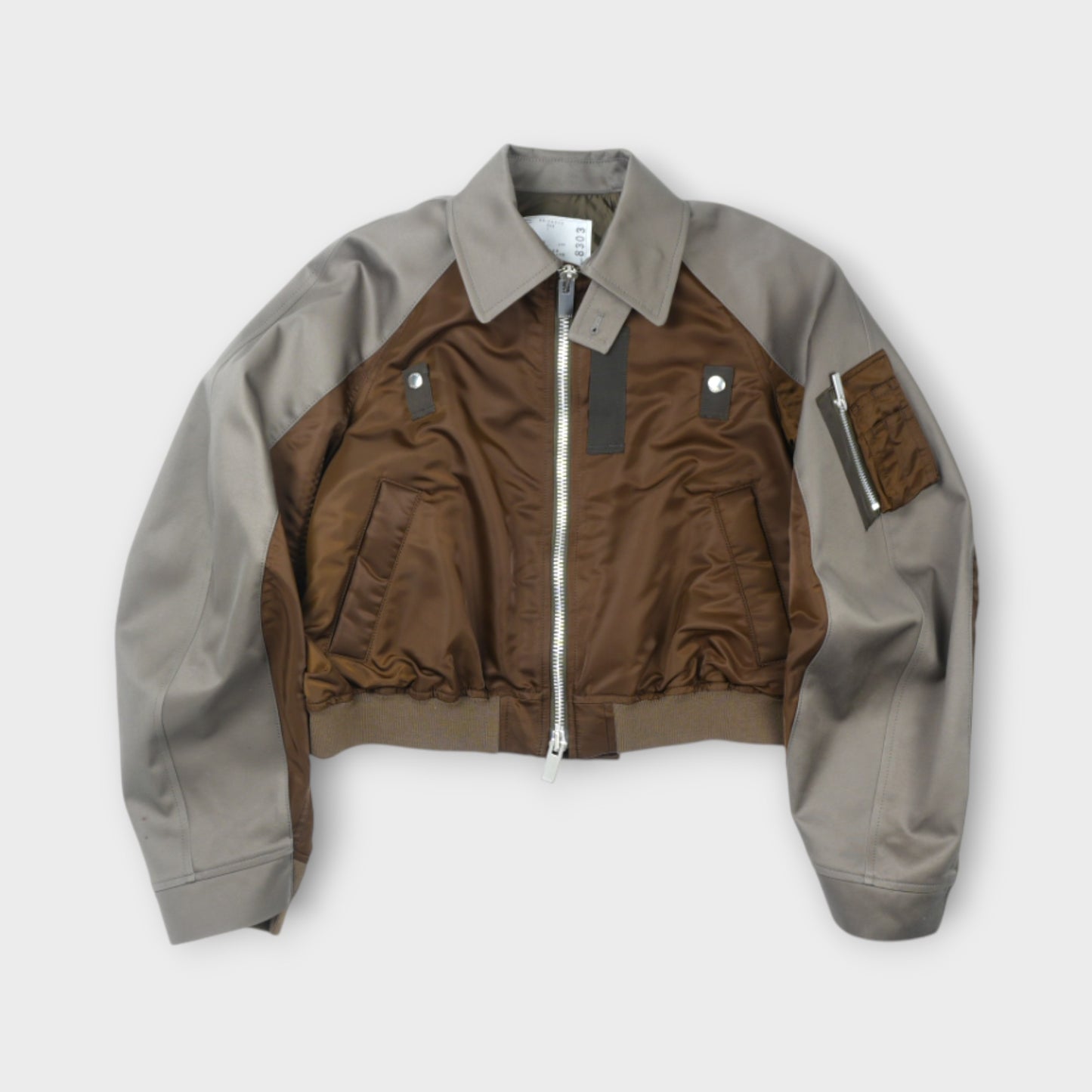sacai WOMEN Cotton Chino x Nylon Twill Blouson