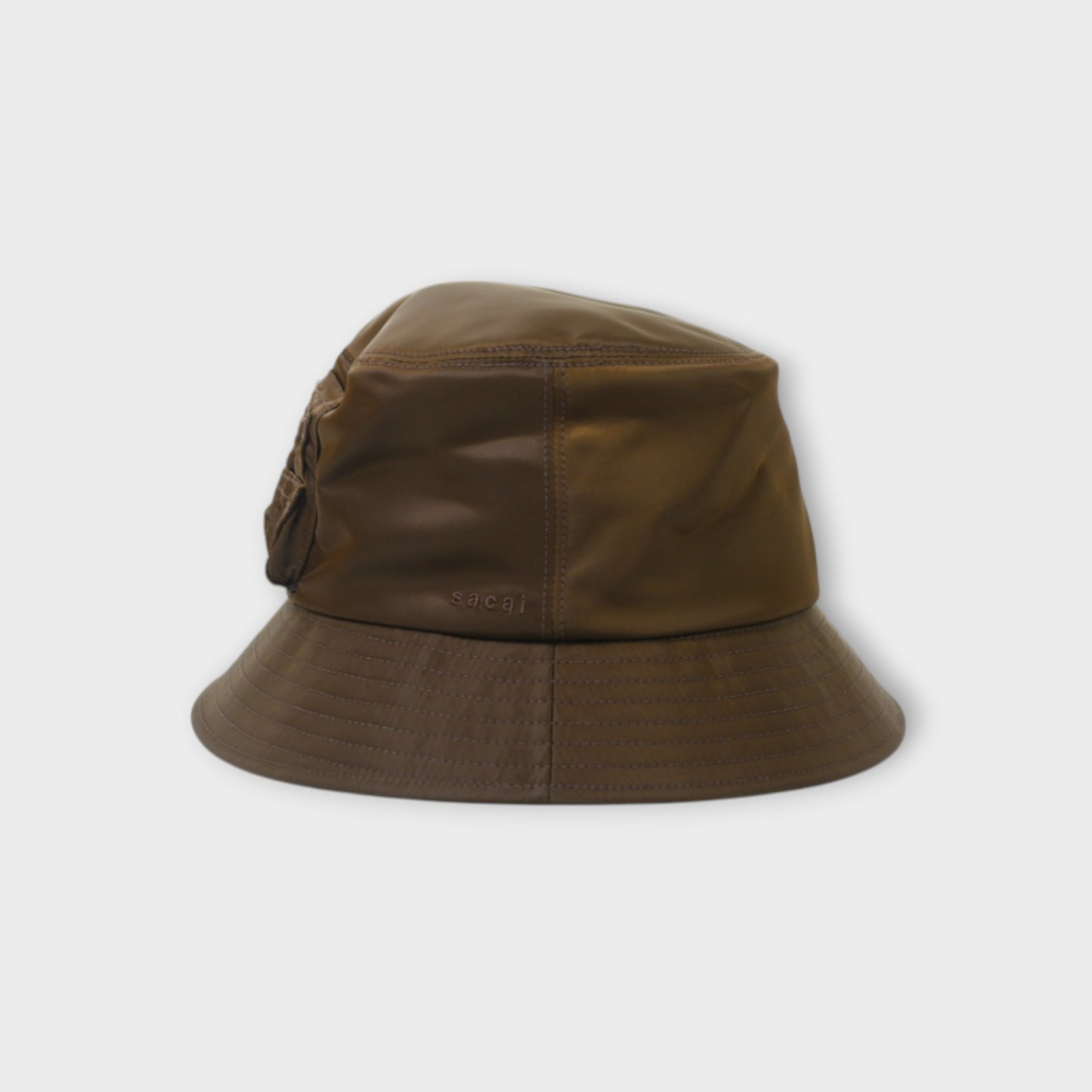 sacai UNISEX Single Brim Pocket Hat / Nylon Twill