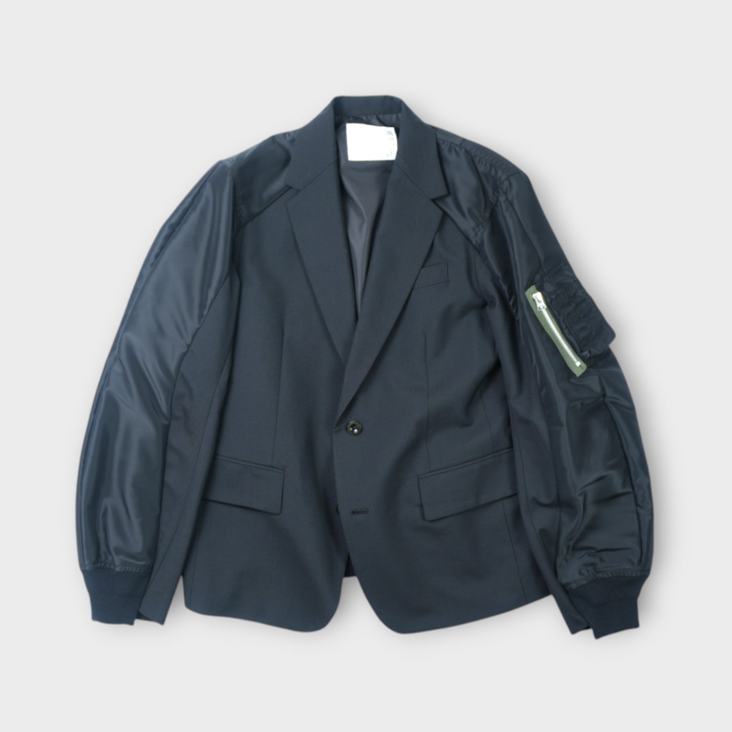 sacai MEN Suiting x Nylon Twill Jacket