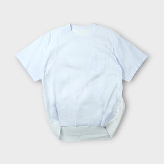 sacai MEN Light Weight Denim x Cotton Jersey T-Shirt