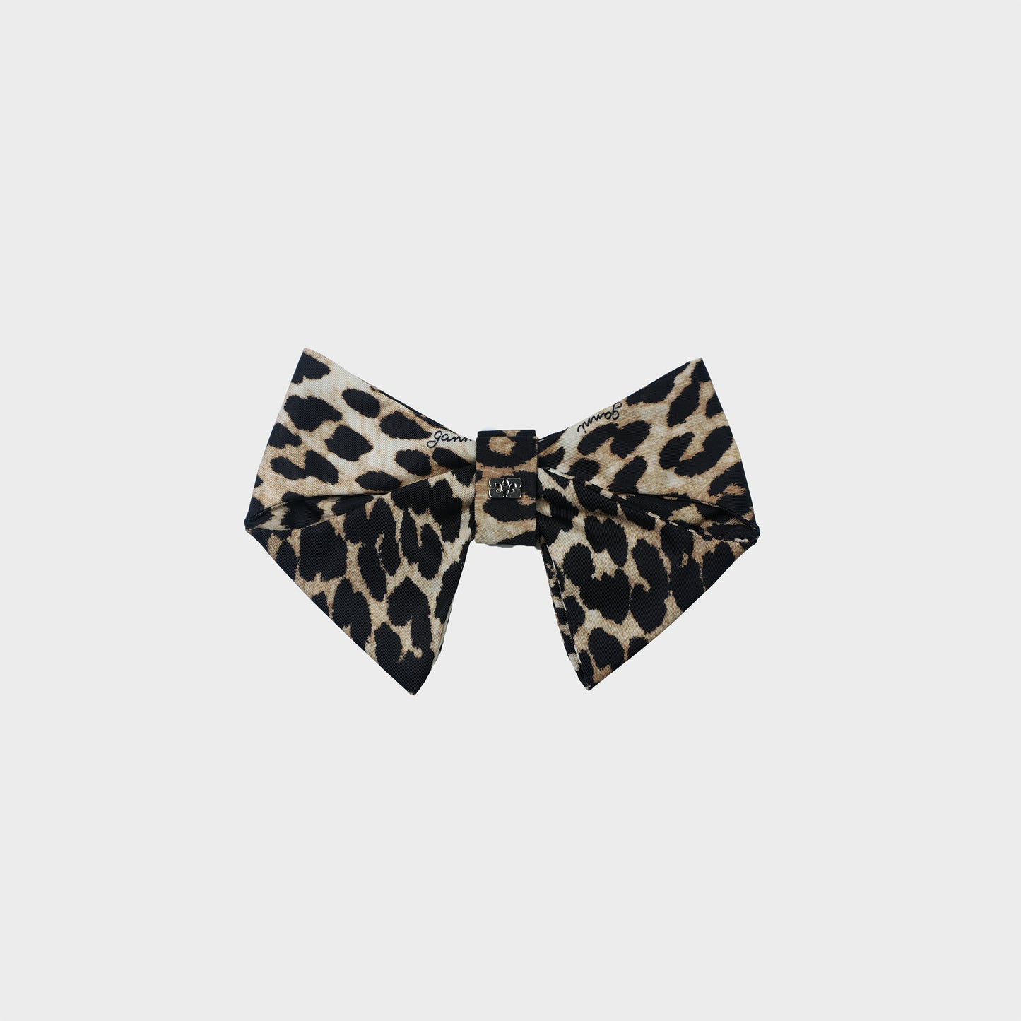 GANNI Bow FootWear Charms Satin Printed