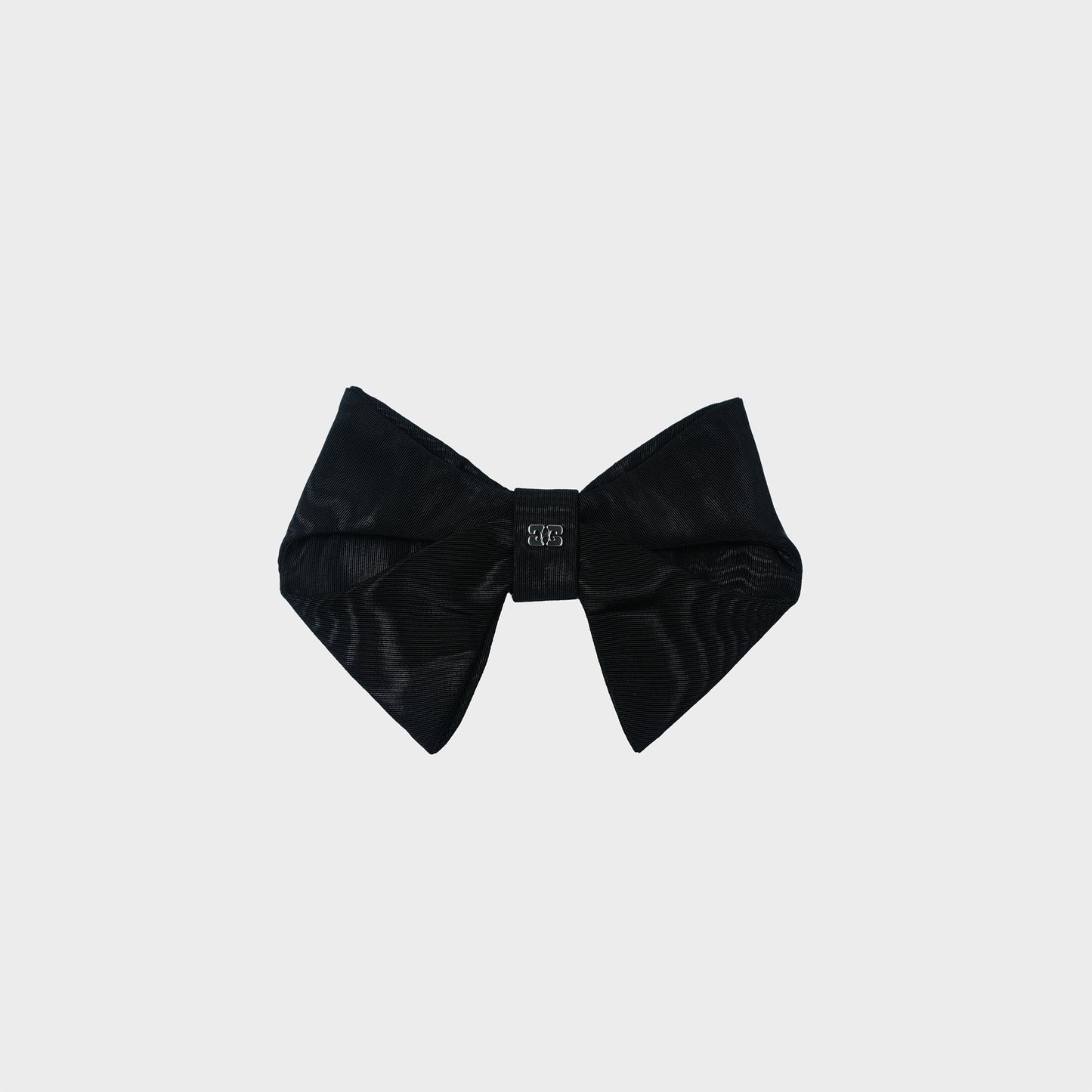 GANNI Bow FootWear Charms Satin Moire