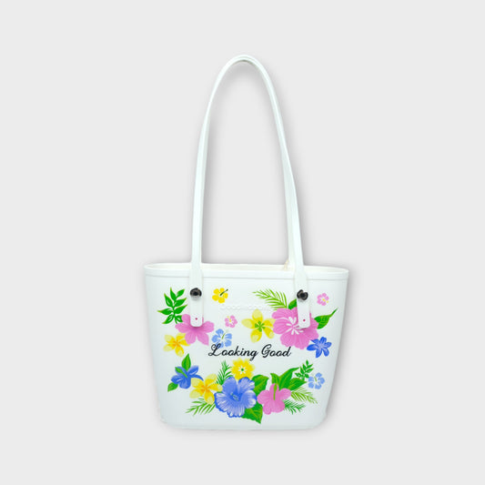 Doodledookey Big Floral Tote Bag
