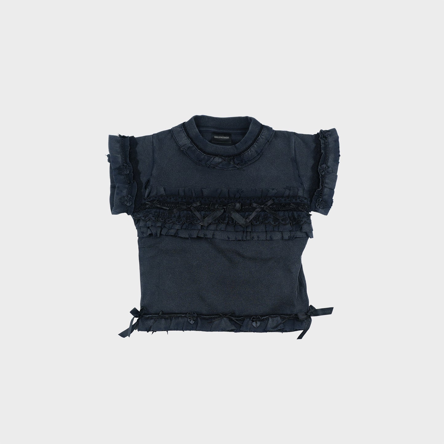 BALENCIAGA Ruffle T-Shirt