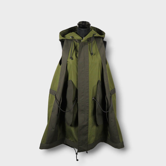 sacai Taffeta Hooded Vest