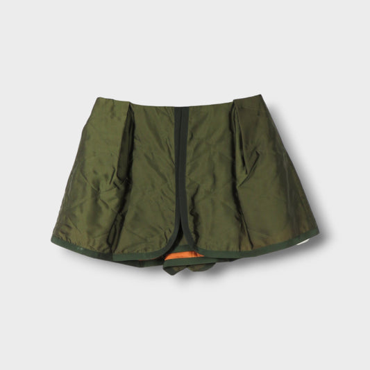 sacai Satin Quilted Shorts