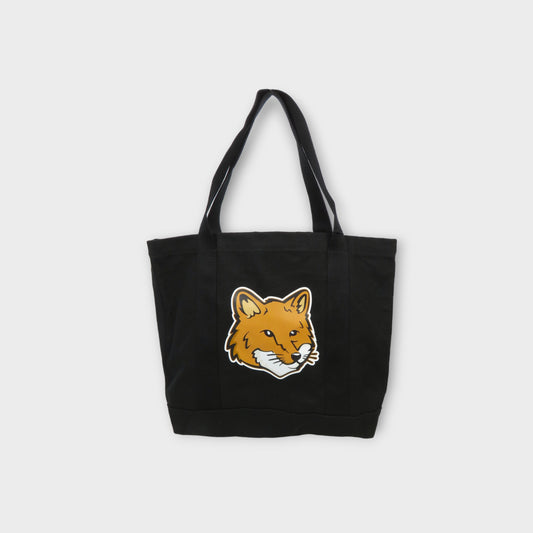 MAISON KITSUNÉ FOX HEAD TOTE BAG