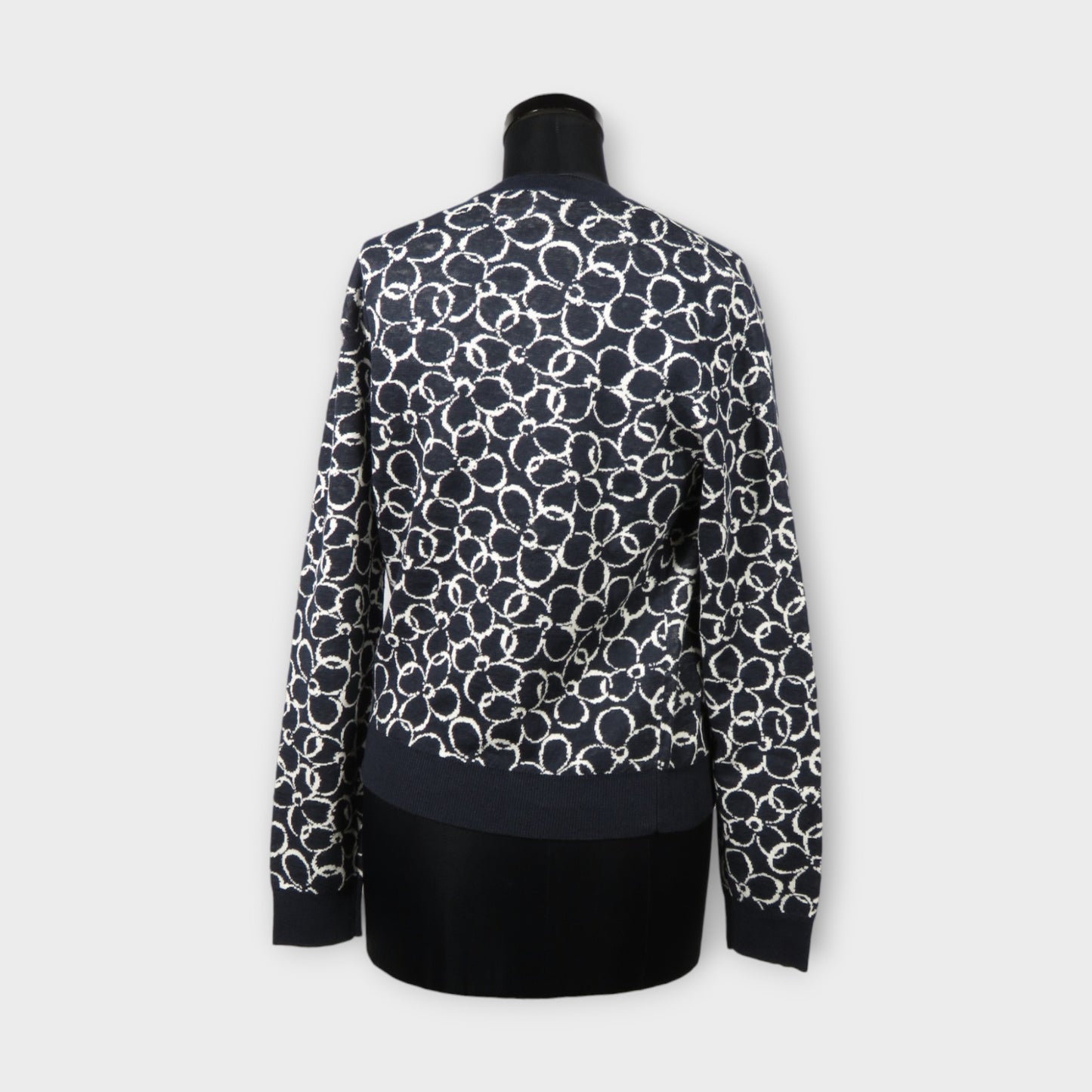 MAISON KITSUNÉ ABSTRACT DAISY JACQUARD JUMPER