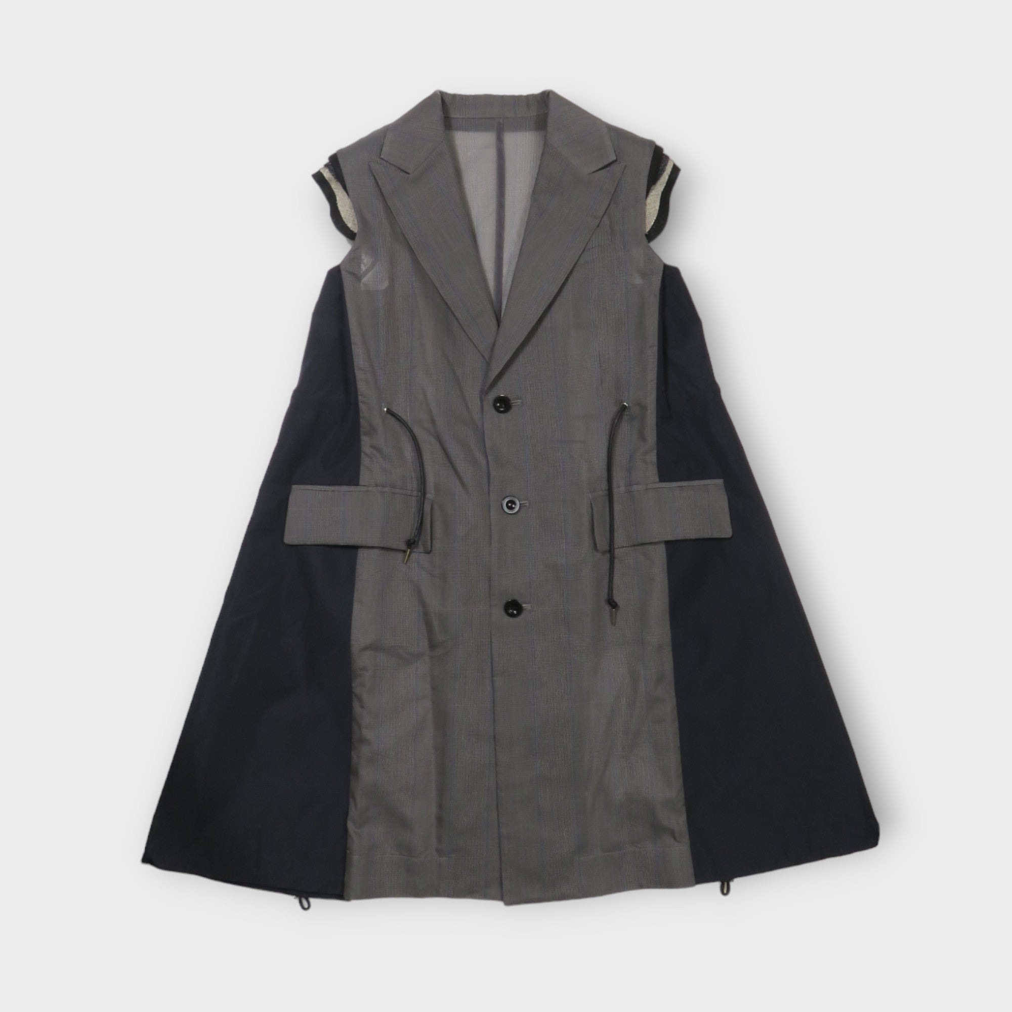 sacai Chalk Stripe / Glencheck Vest