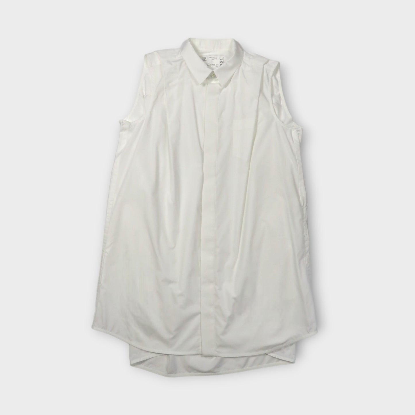 sacai Cotton Poplin Shirt Dress