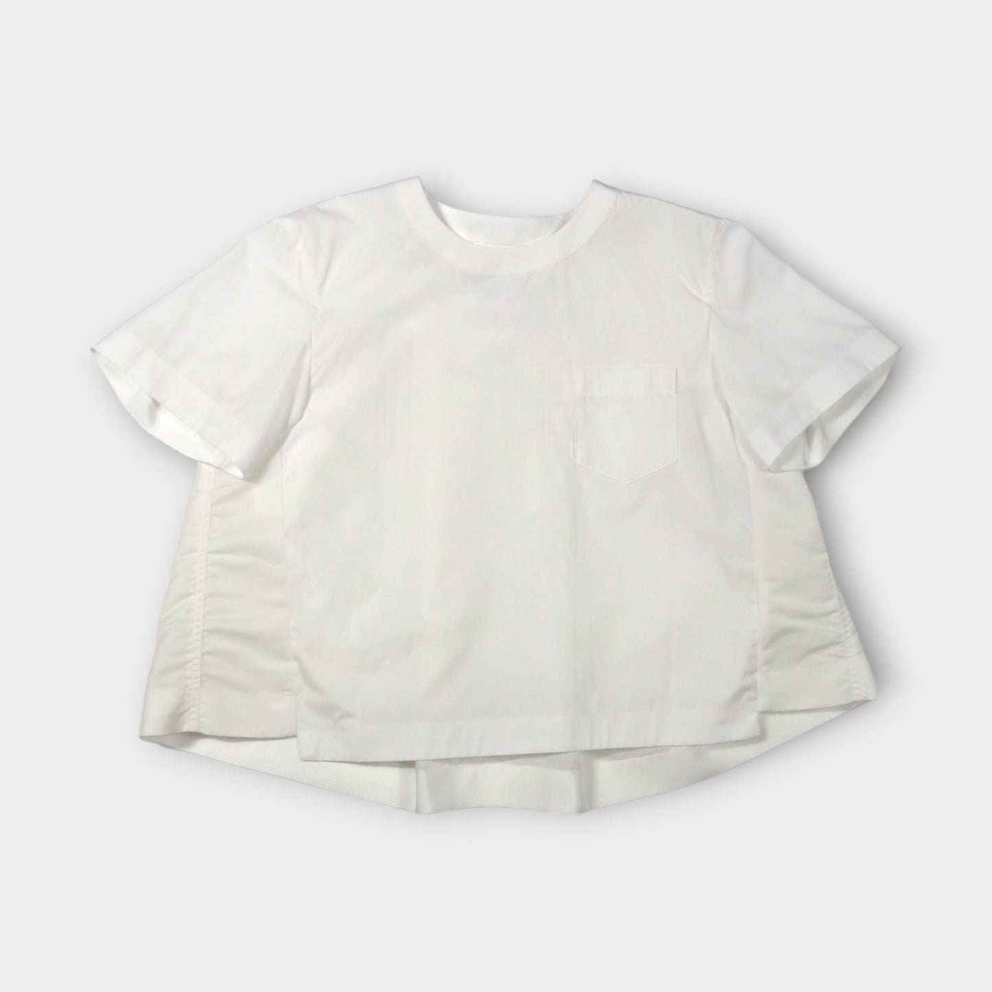 sacai Cotton Poplin x Nylon Twill Pullover