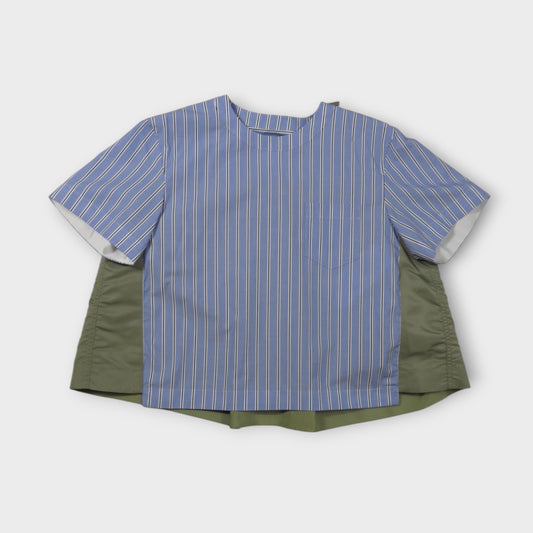 sacai Cotton Poplin x Nylon Twill Pullover