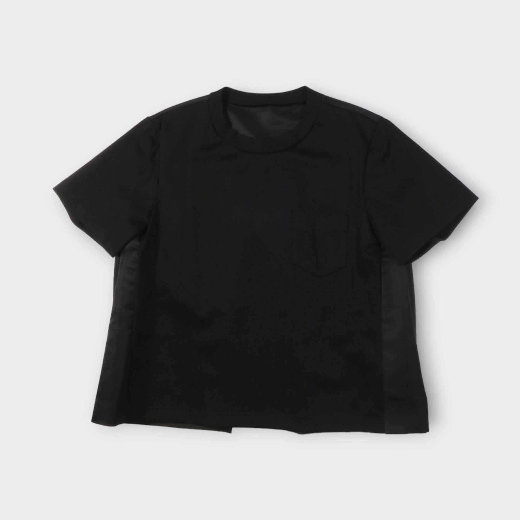 sacai Cotton Jersey x Nylon Twill T-Shirt – mou by ACROPOLIS