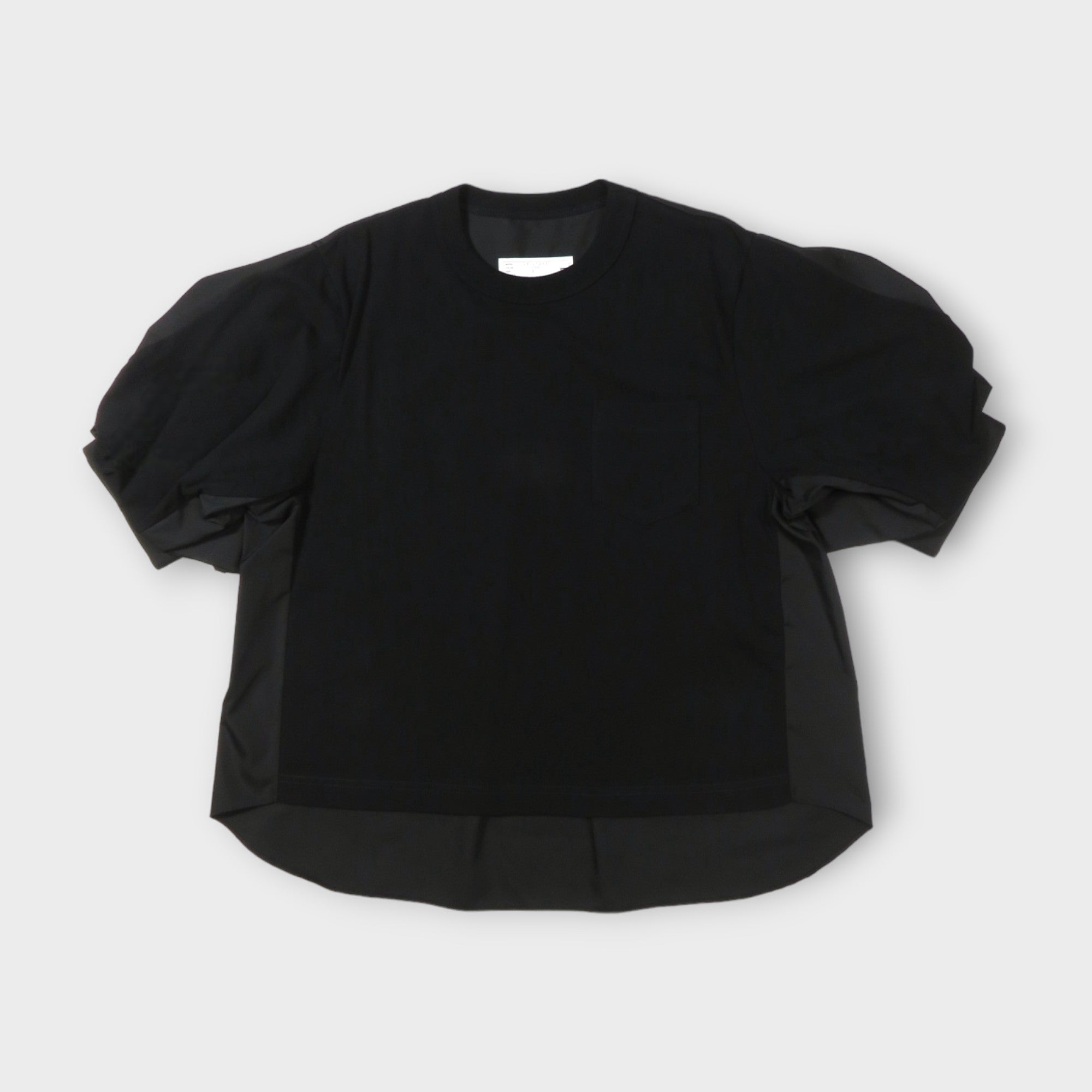 sacai Cotton Poplin x Cotton Jersey T-Shirt