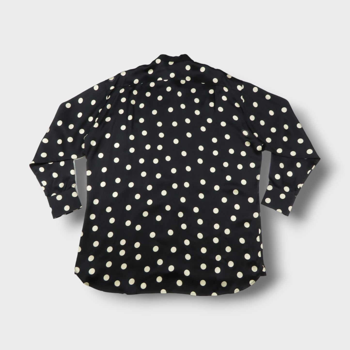 STELLA McCARTNEY Polka Dots-Print Plastron Shirt