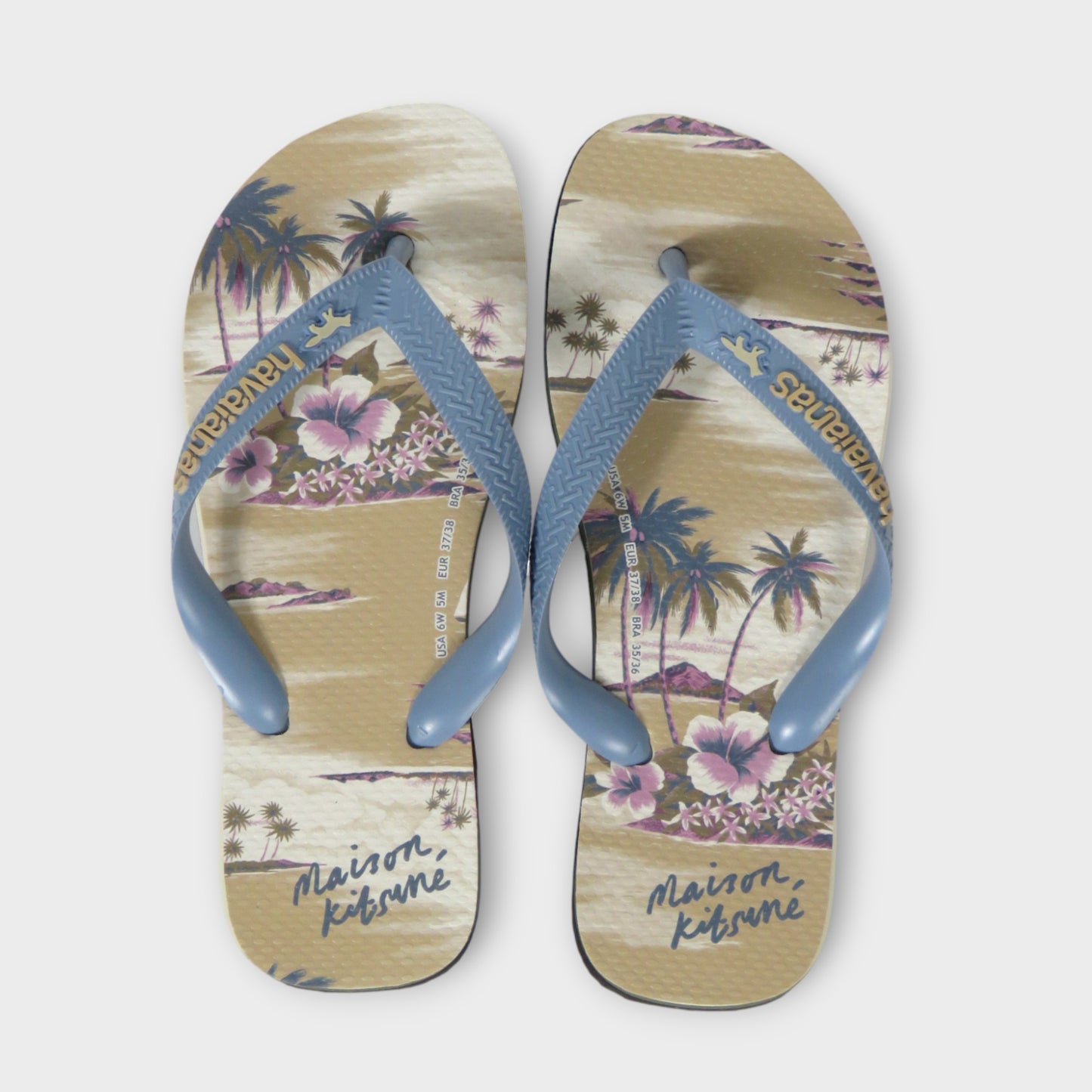 MAISON KITSUNÉ HAWAIIAN FLIP FLOP