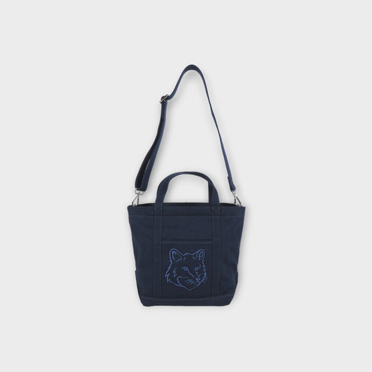 MAISON KITSUNÉ FOX HEAD SMALL TOTE