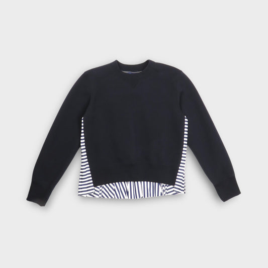 sacai Sponge Sweat x Cotton Poplin Pullover