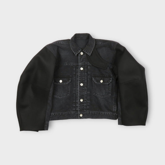 sacai Denim x Wool Melton Jacket