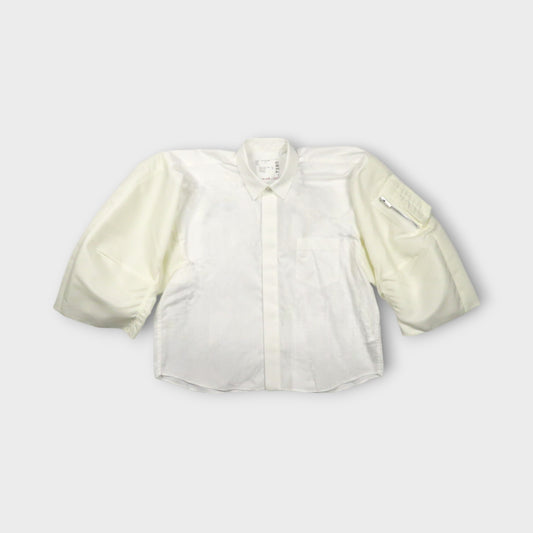 sacai Cotton Poplin x Nylon Twill Shirt