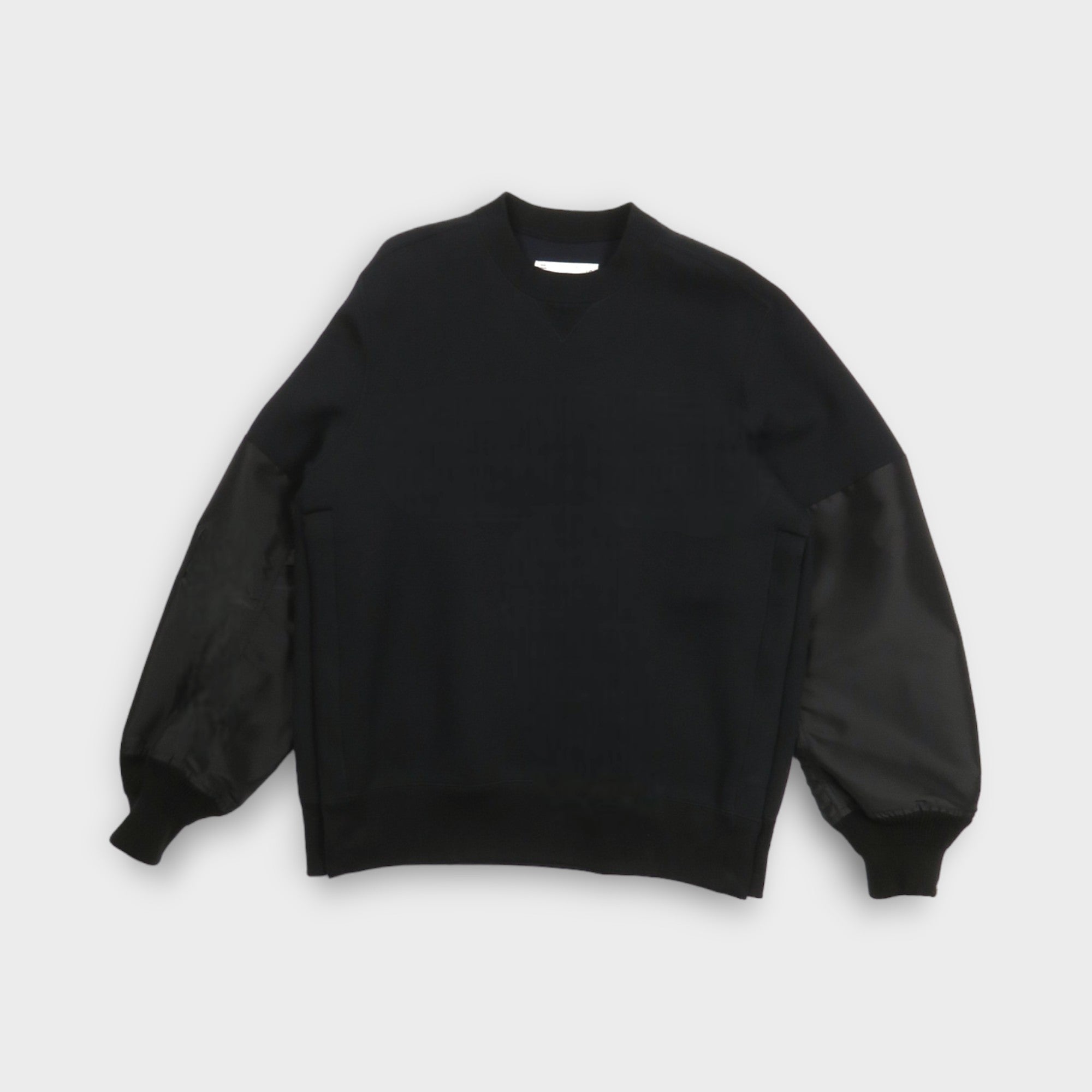 sacai Nylon Twill x Sponge Sweat Pullover