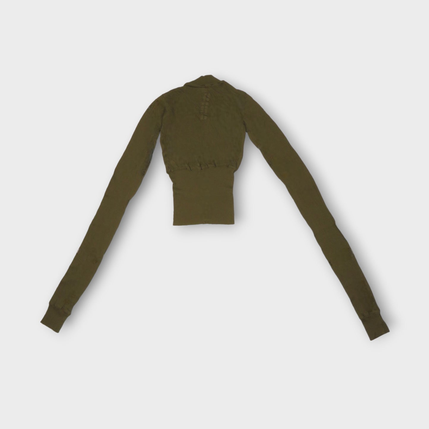 Rick Owens CROPPED LS GEO T