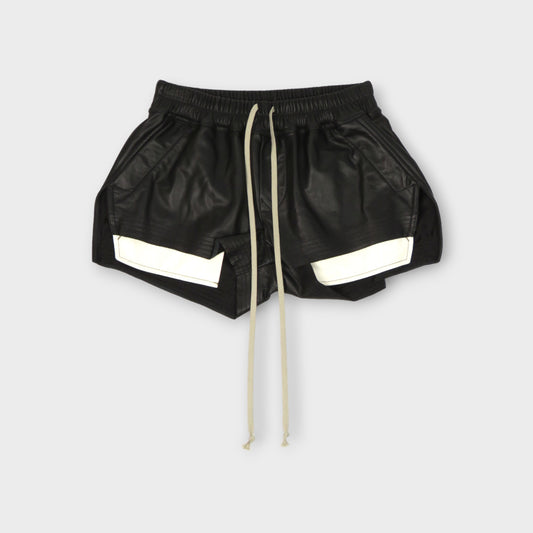 Rick Owens SHORTS IN PELLE - FOG