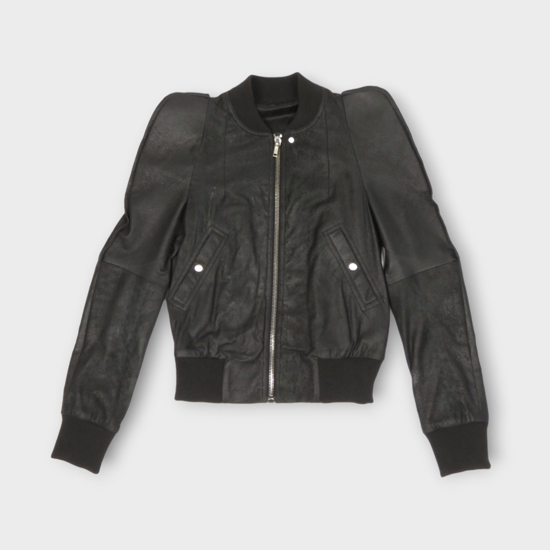 Rick Owens BOMBER IN PELLE - METRO – mou by ACROPOLIS